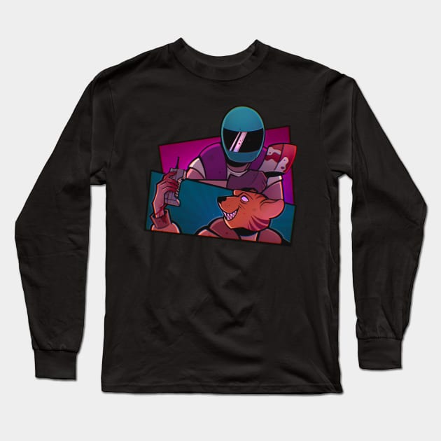 HOTLINE MIAMI Long Sleeve T-Shirt by ALEXANDERDESADE